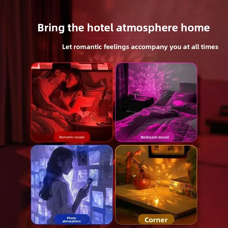2026 Nouvelle lumière d'ambiance pour chambre à coucher, chambre de couple romantique, lumière premium, prend en charge la lecture Bluetooth, envoyer une chemise de nuit sexy gratuite