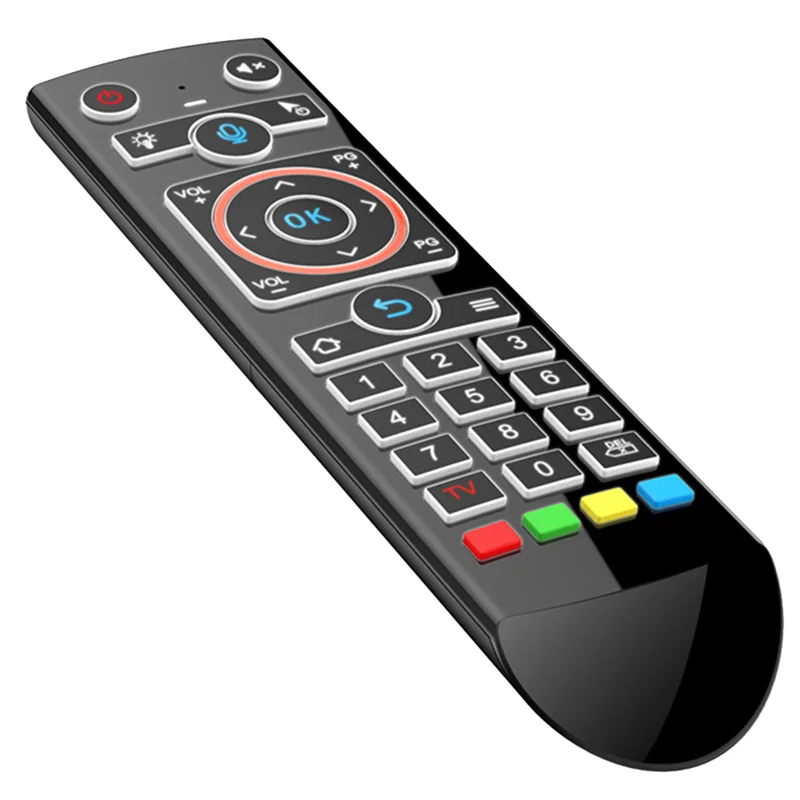 

L72A-Q2 Smart TV Backlight Wireless Air Mouse IR Learning 2.4Ghz RF Smart Voice Remote Control For Computer TV Box