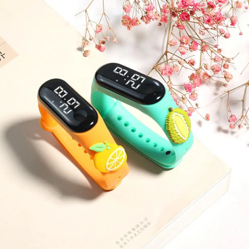 Reloj Digital LED con pantalla grande para estudiantes, reloj deportivo Unisex, superficie de espejo para exteriores, moda elegante