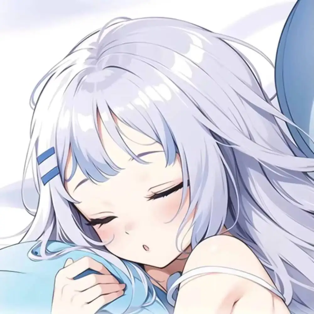 

Японские виртуальные YouTuber Gawr аниме Gura сексуальная дакимакура обнимающая подушка для подушки lniane наволочка подарки RM