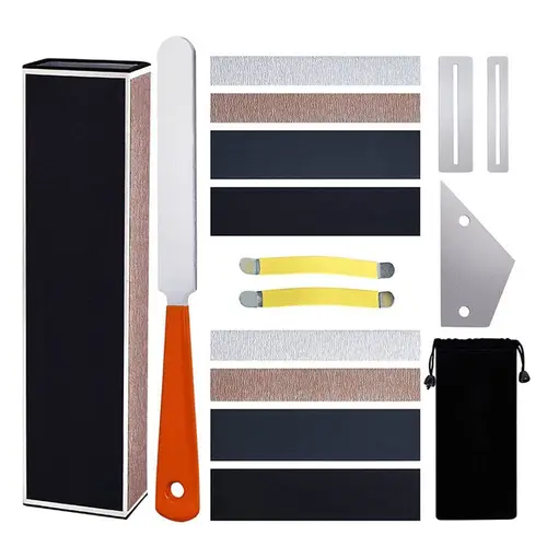 Imagen 1 del producto Kit de herramientas de mantenimiento de guitarra, diapasón, Luthier, Fret, archivo de coronación, haz de nivelación, lijado, nivelador para guitarra, bajo, mandolina, Banjo