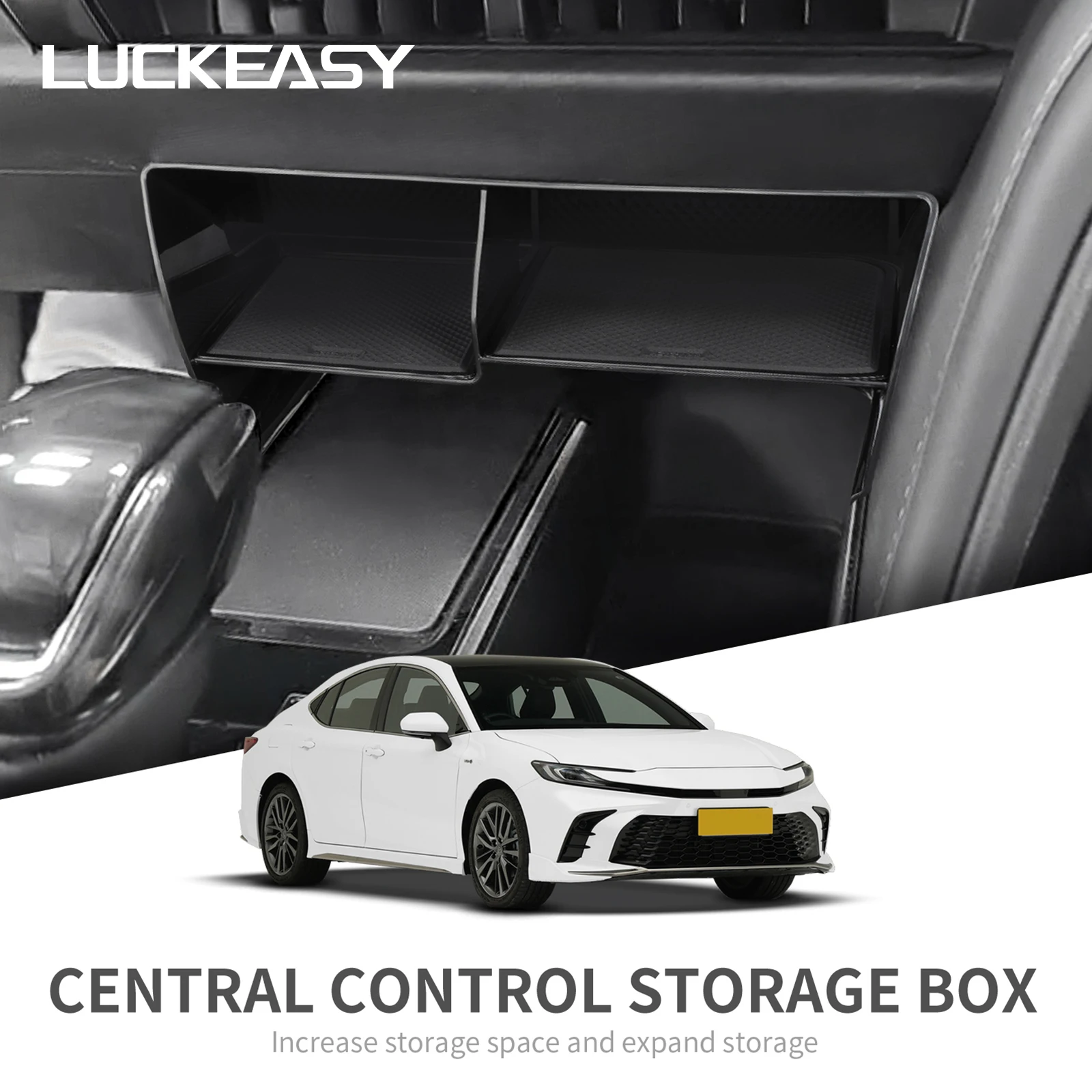 

for Toyota Camry 2024 2025 Storage Box Central Console Tidying Organizer Case Tray Car Interior Accessories