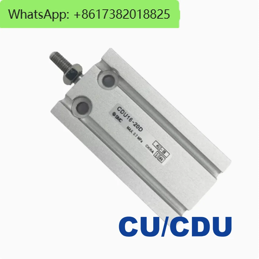

CU CDU SMC Bore CU10 CDU16 CDU20 CDU25 CU16 CDU10 Free Mount Cylinder Double Acting Single Rod CDU16-15D CU20 CDU25