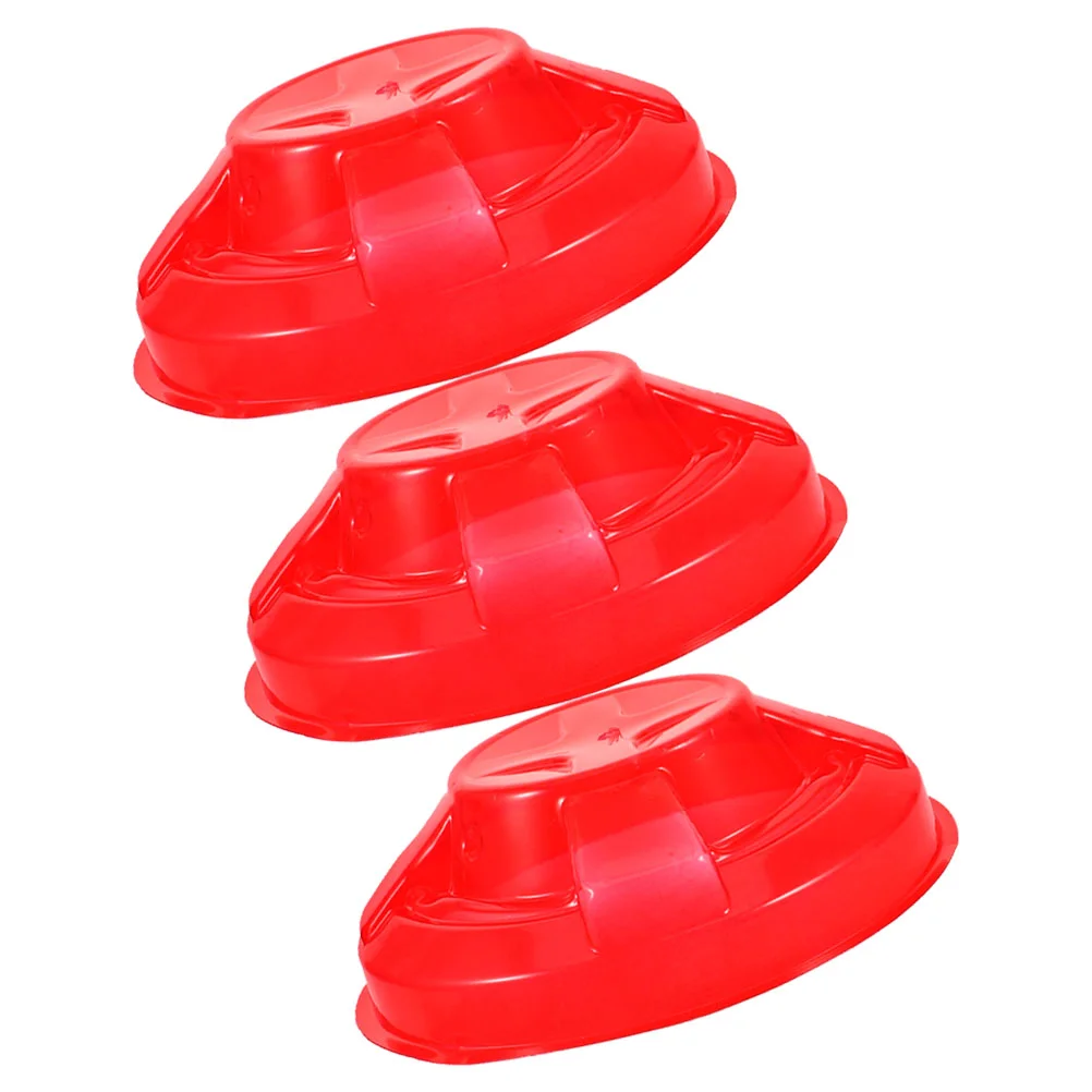 3 Pcs Smoke Dust Cover Replacement Protection Protector Guard Protective Guards Covers Plastic