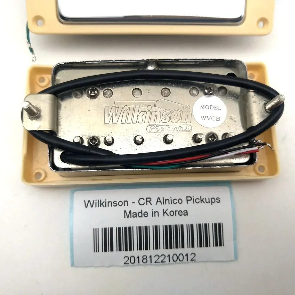 

Wilkinson WVC AlNiCo V Никель-серебристые звукосниматели-хамбакеры 4C, сделано в Корее