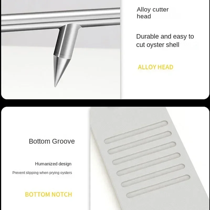 رائجة البيع المحار سكين مفتوح المحار قطعة أثرية المهنية حدق فتح الأسماك قتل أداة الفولاذ المقاوم للصدأ المفتوحة المحار سكين قذيفة فتاحة B