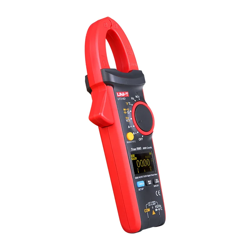 TECPEL UT216C 100A True RMS Clamp Meter Auto-Range Multimeter Frequency Measurement Digital Display 600V 20mF Capacitance 20M - view 5