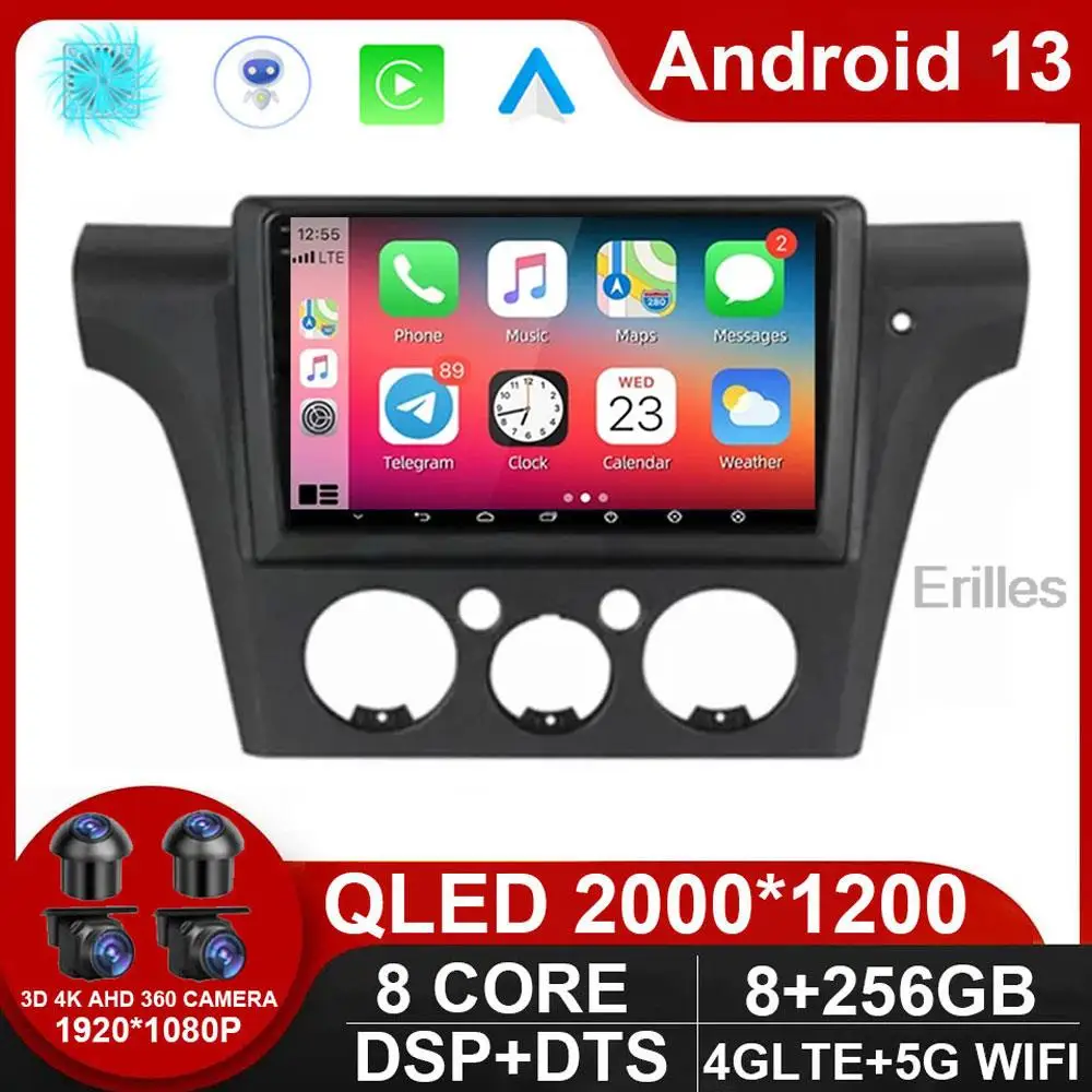 

2Din 4G Android 13 Car Radio Multimedia Video Player For Mitsubishi Outlander 1 2002-2008 Navigation GPS Carplay Stereo NO DVD