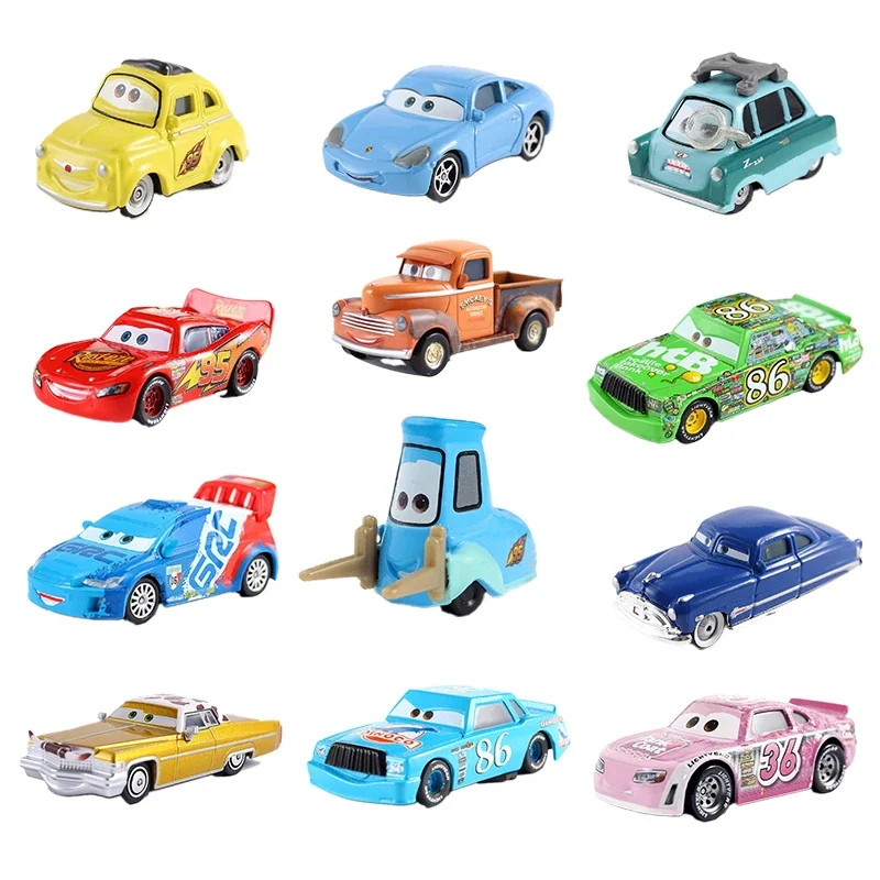 

Автомобили Disney Pixar 2 3 игрушки Молния Маккуин Чик Хик Луиджи Гвидо Салли Металлическая модель 1 мини гоночный автомобиль dinoco racer Hudson Kids