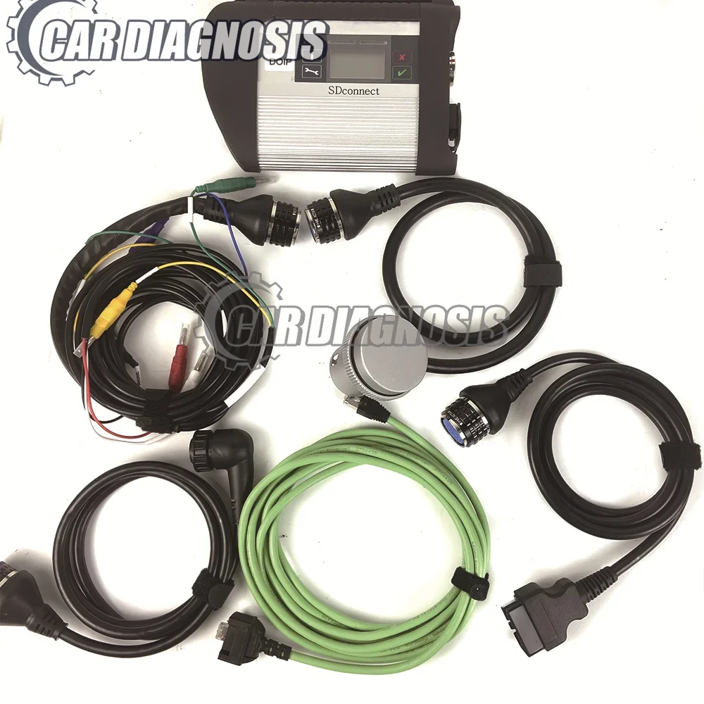 Full Chip MB STAR C4 Doip OBDII Scanner Hardware MB SD Connect Compact 4 Diagnostic Tool for benz Car Truck Xentry Das Wis Epc