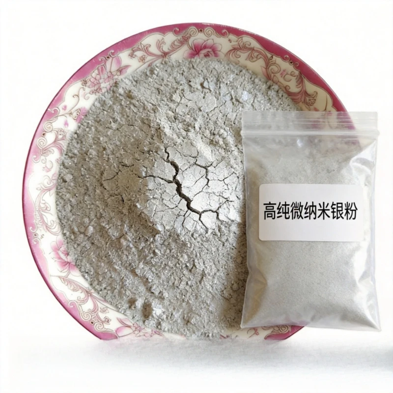 Silver Powder High Purity High Purity Nanometer Metal Ceramic Inlay ConductiveSolar Photovoltaic Sphere Alloy Welding Decoration
