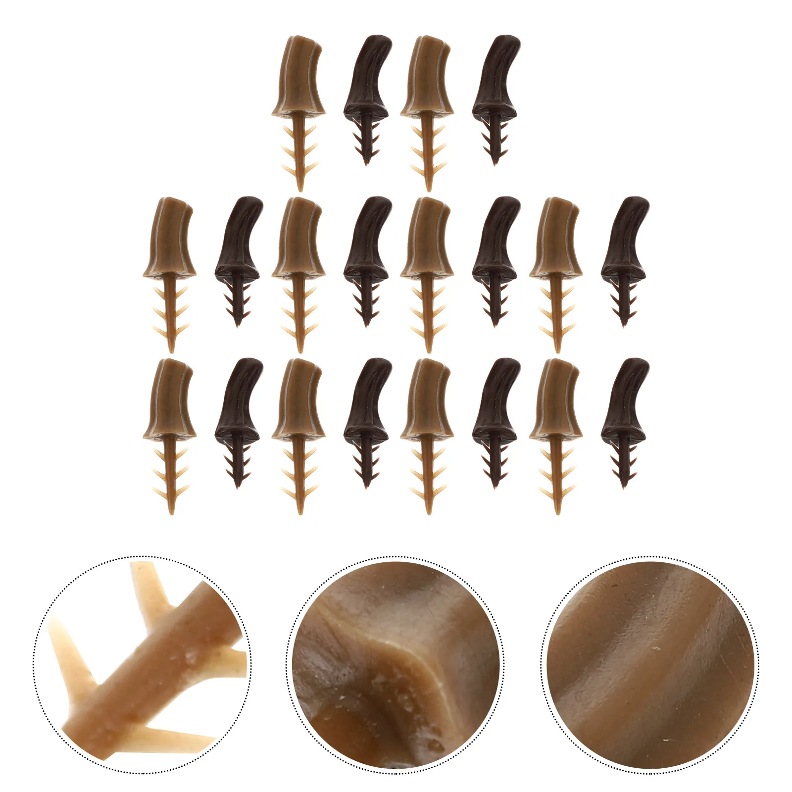 

100Pcs Cost-Effective Pumpkin Stems Halloween Accessories Plastic Handle for Crafts