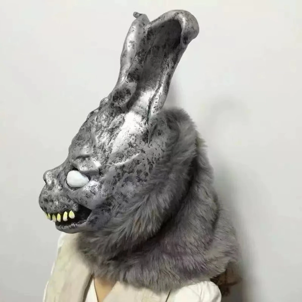 Donnie Darko Glow in the Dark Frank Mask Rabbit Halloween Costume Party Props Evil Creepy Masquerade Horror Masks