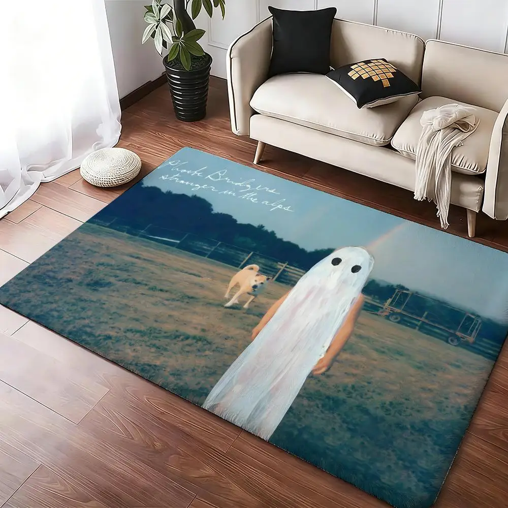 Phoebe Bridgers Floor Mat Soft Thickened Absorbent Non-Slip Bedroom Living Room Door Mat Home Decor Flannel Rugs