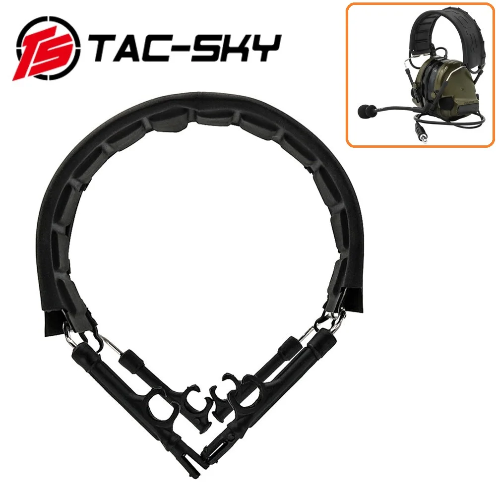 TS TAC-SKY Tactical Headphone Accessories Detachable Headband for Comta ii iii Headphones for Outdoor Hunting Sports Headphones