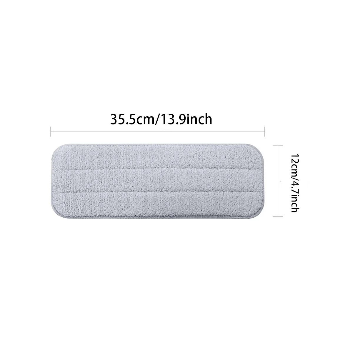 Uniwersalna Ścierka do Mopa 35,5 cm X 12 cm, Do Xiaomi Mijia Deerma TB500 TB800 Mop z Rozpylaczem Wody, Obrotowa o 360° Głowica Mopa do Czyszczenia itp.