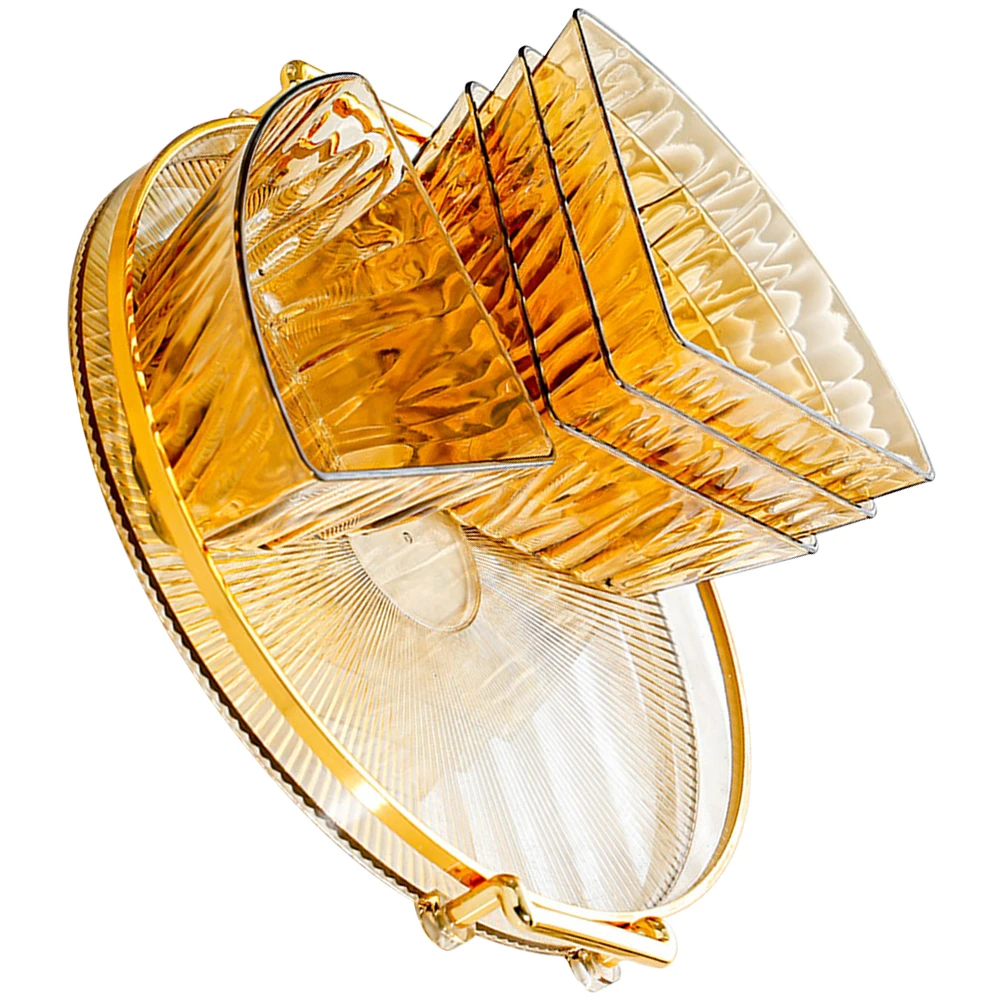 

1 шт., 9-сеточный поднос для закусок, пластиковая тарелка для фруктов, органайзер для хранения, журнальный столик, десертное блюдо, держатель для вечеринок