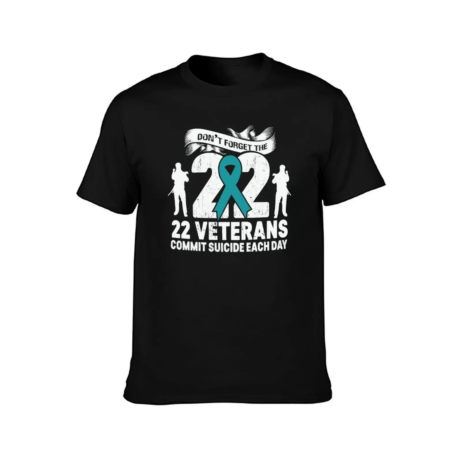 Veterans Suicide Awareness - PTSD T-Shirt t shirts for man pack cotton T-Shirt