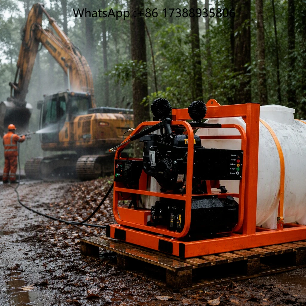 4000PSI  Hot Water Jet Washer High Pressure Cleaning Machine Commercial Industrial Cleaner Equipment