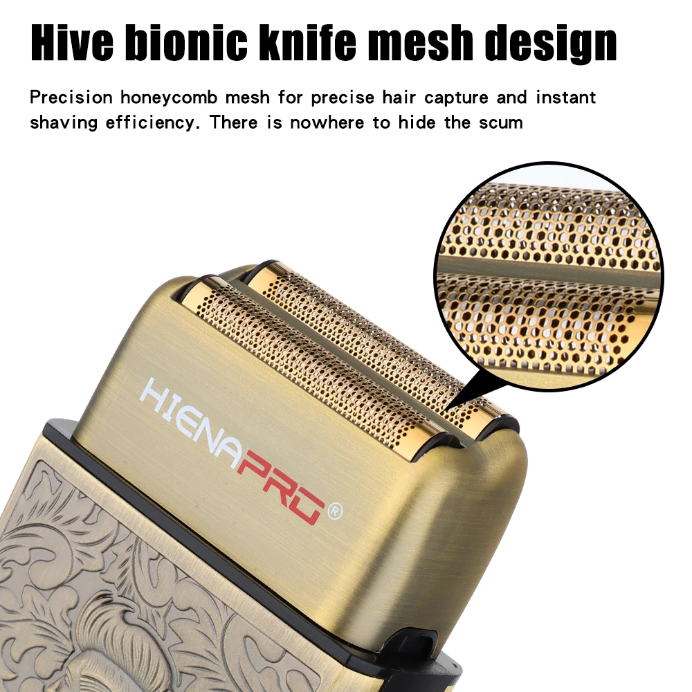 Afeitadora de pelo, maquinilla de afeitar eléctrica, cortadora de pelo de Metal profesional, juego de Afeitadora eléctrica, Afeitadora Digital recargable por USB