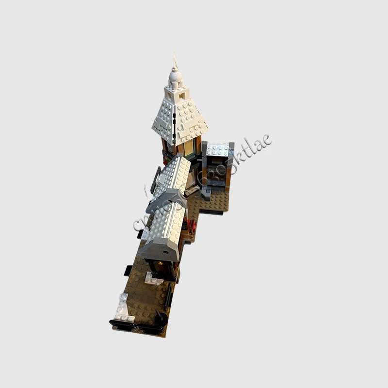 637 STUKS Huis Straat 10259 Winter Dorp Treinstation Mods MOC Aanpasbare Modulaire Bouwsteen DIY Jongens Vakantie Speelgoed Cadeaus