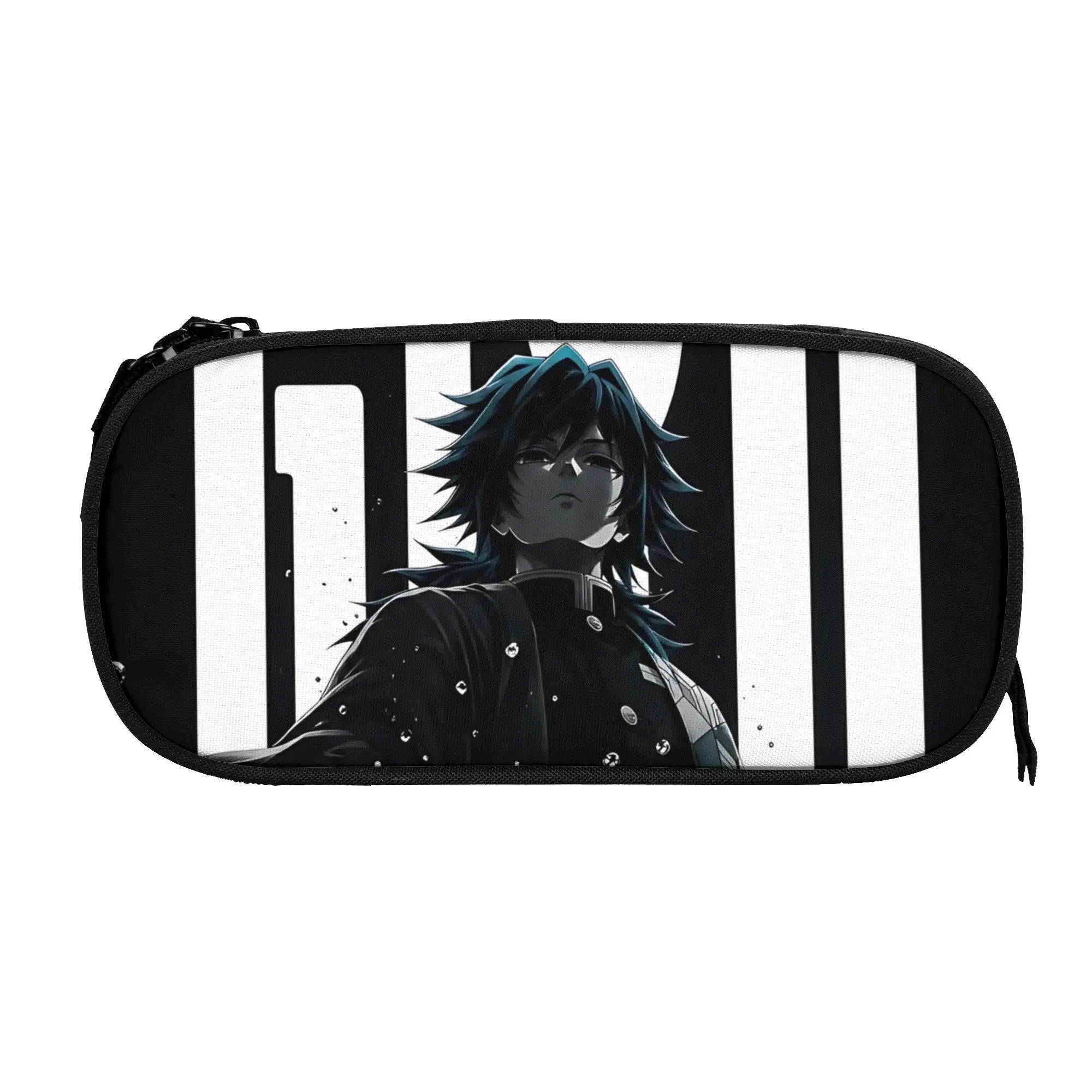 Custom Halloween Demon Slayer Large Capacity Bags for Child  School Pencil Bag for Boys Gilrs Kids