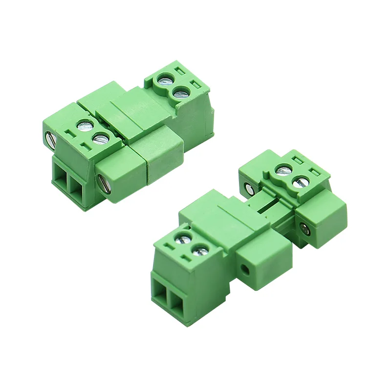 HLTNC 5 sets Directly connect 15EDGRKP-3.81mm 2 3 4 Pin plug-in terminal block, and fix 2EDGRKP with lug screw in the air