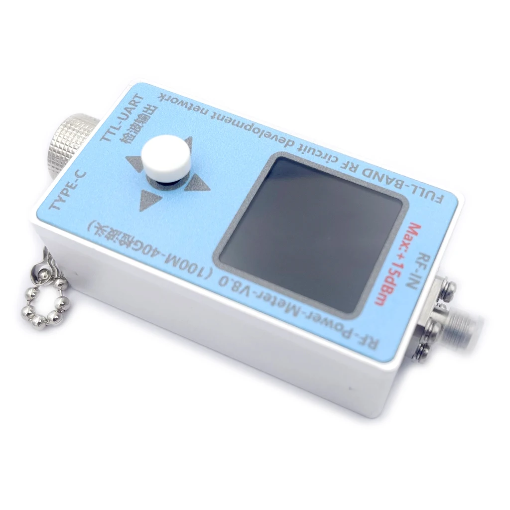 100Mhz-40Ghz V8 USB RF Power Meter TTL DATA Communication Digital Display Power Detector Analog Channel For Rf Radio Amplifier