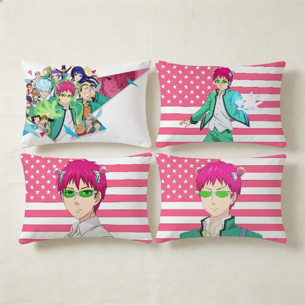 The D-disastrous Life Of S-saiki K Cushion Cover Hit Product Home Sofa Living Room Double-Sided Soft Decorative Pillow Cover