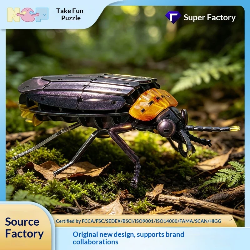 3d Acrylic Puzzle Firefly Insect Model Diy Simulation Handmade Assembly Crafts Home Desktop Decoration For Hobbyists