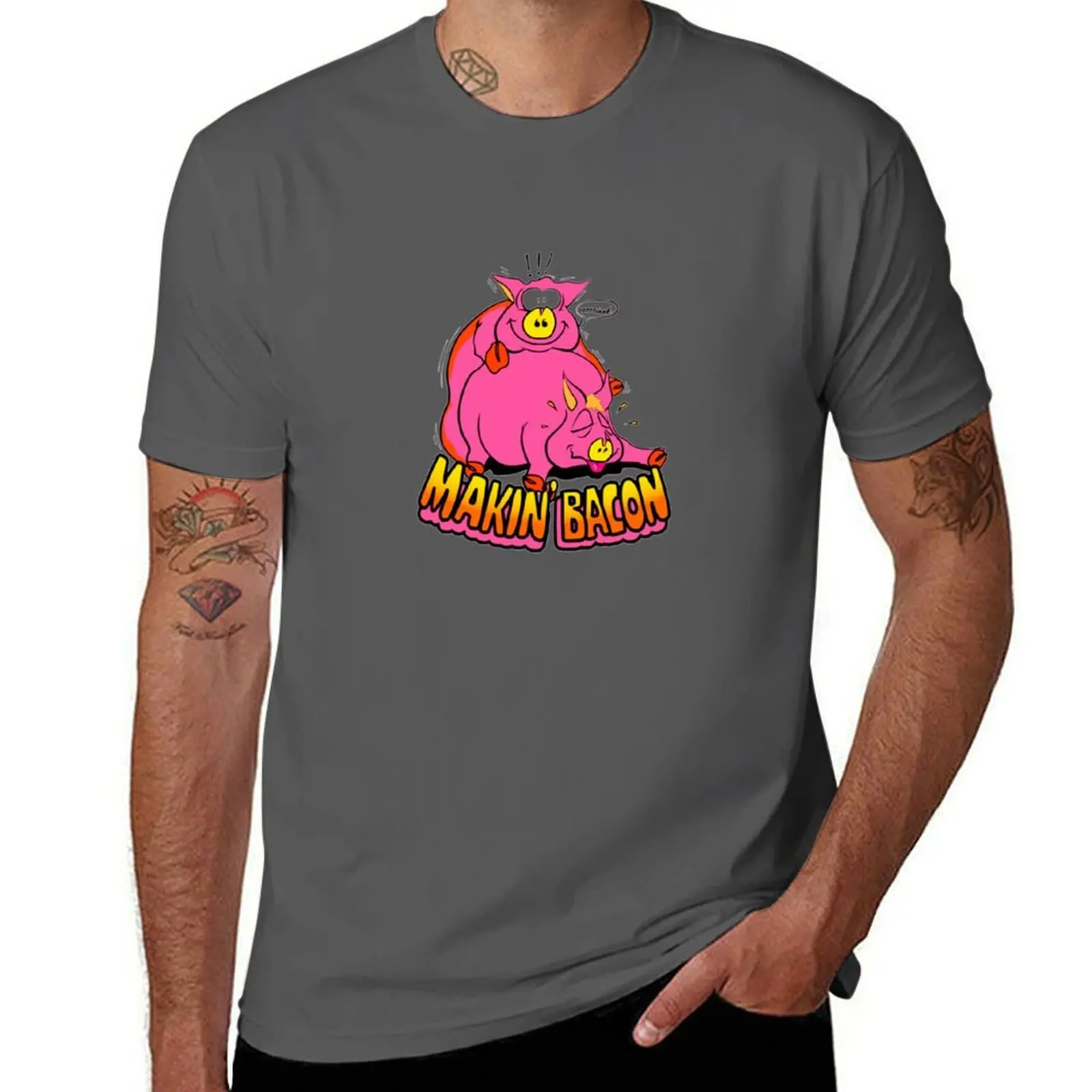 

Makin Bacon Chef T-Shirt t shirts with prints t shirt custom print T-Shirt