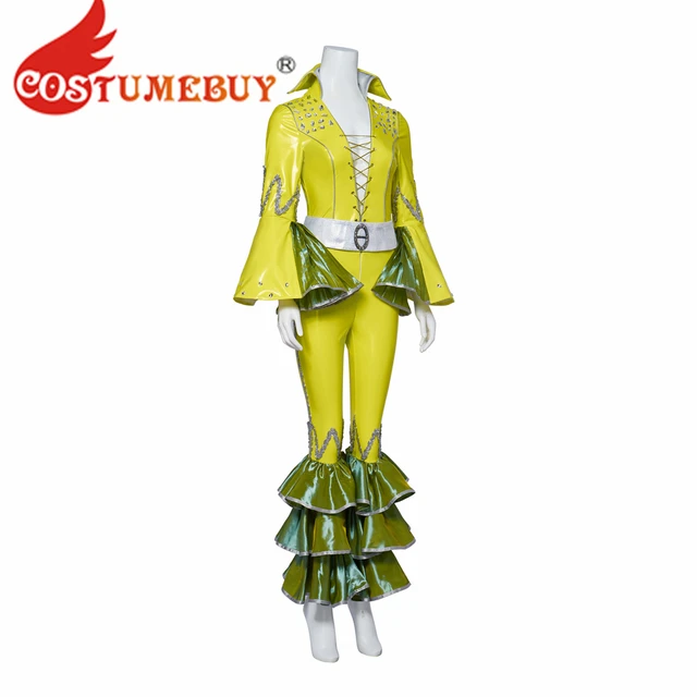 Costumebuy Musical Mamma Mia Cosplay Costume Yellow Suit Performance Stage  Costume Deluxy Outfit For Women - Cosplay Costumes - AliExpress