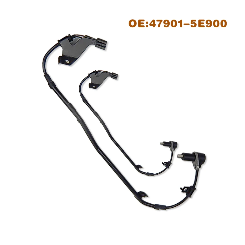 

1pcs 47901-5E900 479015E900 Car ABS Wheel Speed Sensor for Nissan Bluebird 2002 2003 2004 2005 Rear Right 2pin connector Black