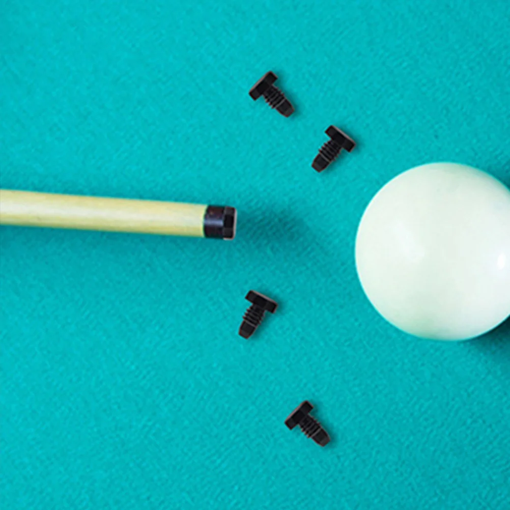 10Pcs Pool Cue Bottom Protection Covers Reusable Dust Proof Caps Strong Fit for Billiard Snooker Cues Lasting Performance