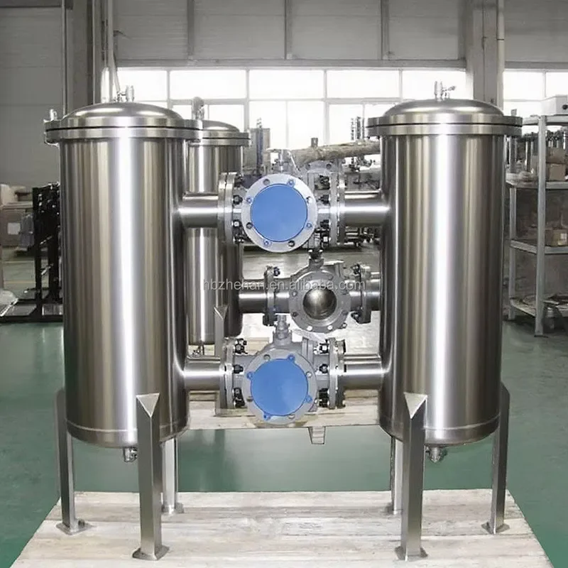 New Sanitary SS304 316L Stainless Steel Hygienic Duplex Tube 4pcs Butterfly Valve 2pcs Angle Type Filters 1