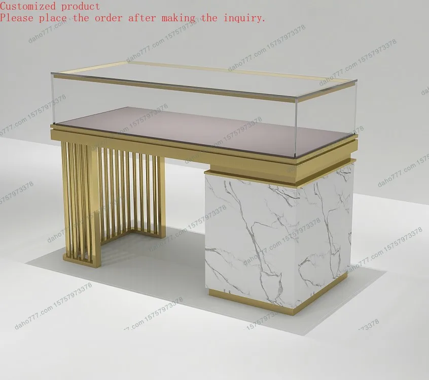 

Custom.Modern Style Mall Wooden Jewelry Wall Showcase Jewellery Counter Display Showroom Cabinet Display Rack Designs