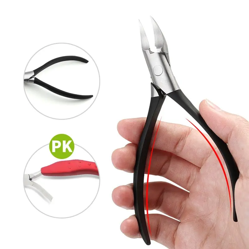 Paronychia Improved Stainless Steel Nail Clippers Trimmer Lngrown Pedicure Care Professional Cutter Nipper Tools Feet Toenail