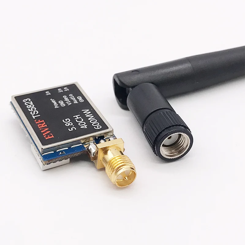 EWRF-módulo transmisor inalámbrico de vídeo TS5823, 200mW/600mW, 5,8 GHz, VTX, para cuadricóptero RC FPV, pieza de Dron