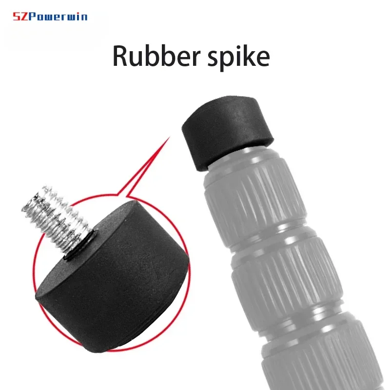 SZPowerwin 3pcs/lot Rubber Camera Monopod Tripod Foot Pad 3/8 M8 1/4 I Anti Slip Tripod Area Release Foot Pad For Tripod Monopod