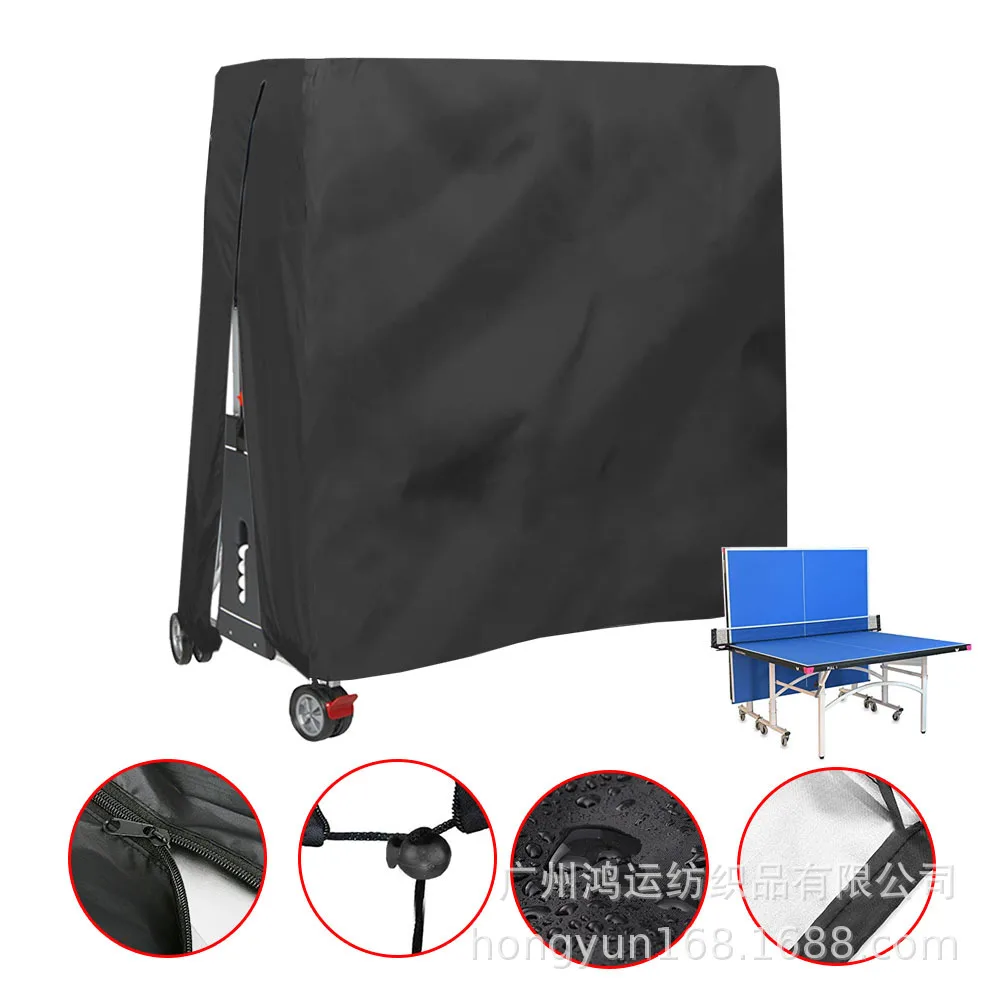 210D Oxford table tennis folding table dust cover zipper color