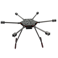 BCUBE FPV F680 Full Carbon Fiber ZD 680 Hexa-Rotor Frame Foldable Arm Hexacopter Frame Kit with Unflodable Landing Gear for FPV