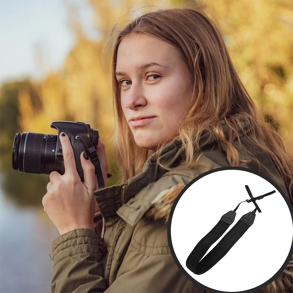 

2pcs Sling Photographers Camera Neck Strap Adjustable Neoprene Universal For Photographers Durable Camera Sling Strap