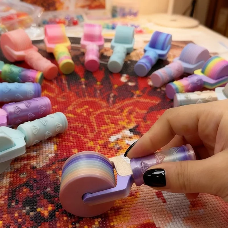 Rouleau de peinture pour perceuse détachable, 1 pièce, bricolage, rouleau d'art, perles corrigées et outil de fixation pour perceuse, accessoires d'outils d'art