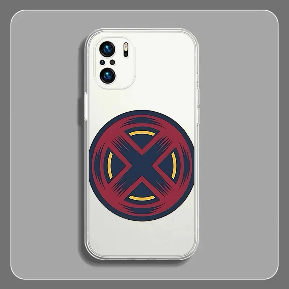 MINISO X M-Men-X-Xmen-W-WolverineS Phone Case For Xiaomi 11 Redmi Note 11 5G 8T 9A 9 10T Note8Pro Note9 12SUltra Transparent Cas