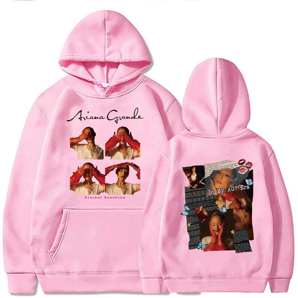 Hot Singer Ariana Grande Eternal Sunshine Hoodie Man Woman Long Sleeve Streetwear Harajuku Fans Gift Pullover Tops