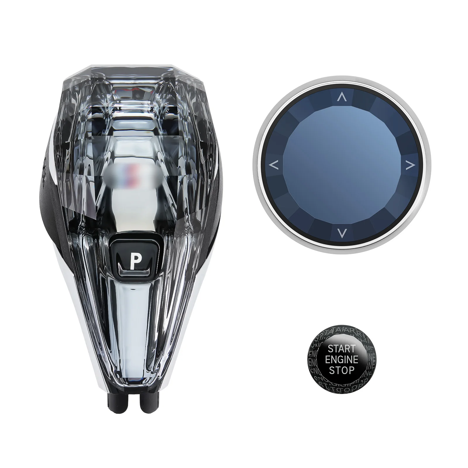 3 Piece Set Crystal Gear Shift Knob Lever 3 4 8 Series X3 X4 X5 X6 X7 Z4 I4 G26 G20 G16 G01 Psychedelic Crystal Gear Handle