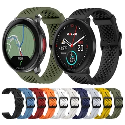 22mm Replacement Strap For POLAR Watch Band VANTAGE V3 M2 M/GRIT X Pro Titan Silicone Bracelet For COROS PACE 3 Breathable Strap