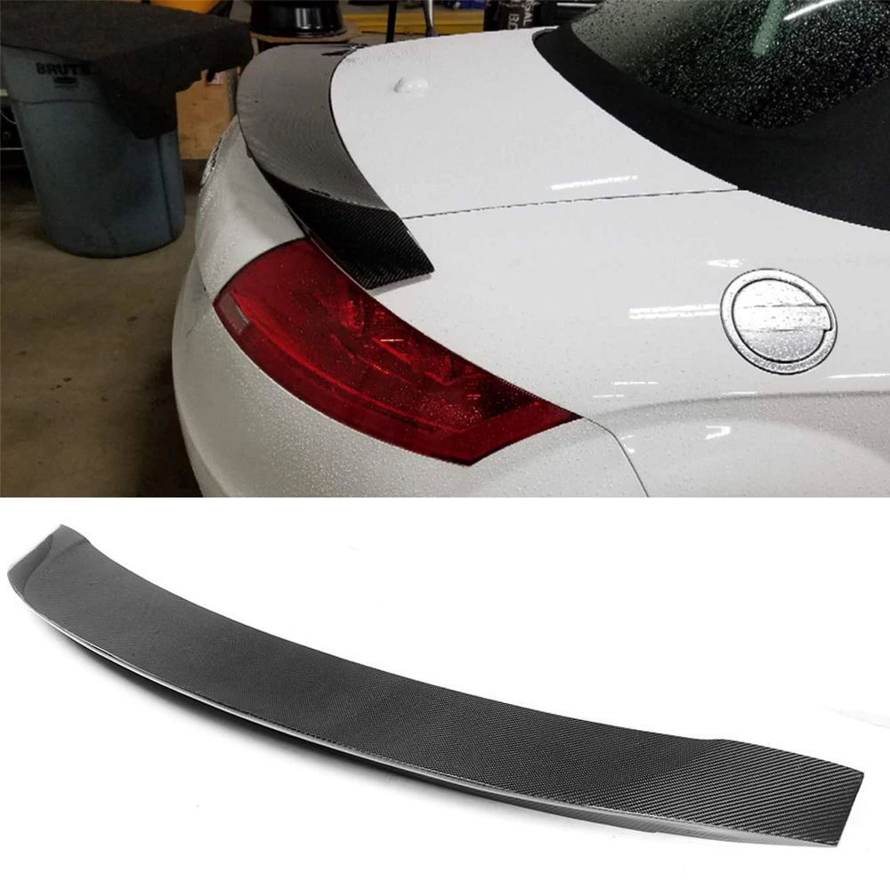 Rear Trunk Spoiler Wing for AUDI TT 8J MK2 Coupe Convertible 2 Door 2008-2014 TT Sline TTS TT RS Rear Trunk Spoiler Carbon Fiber