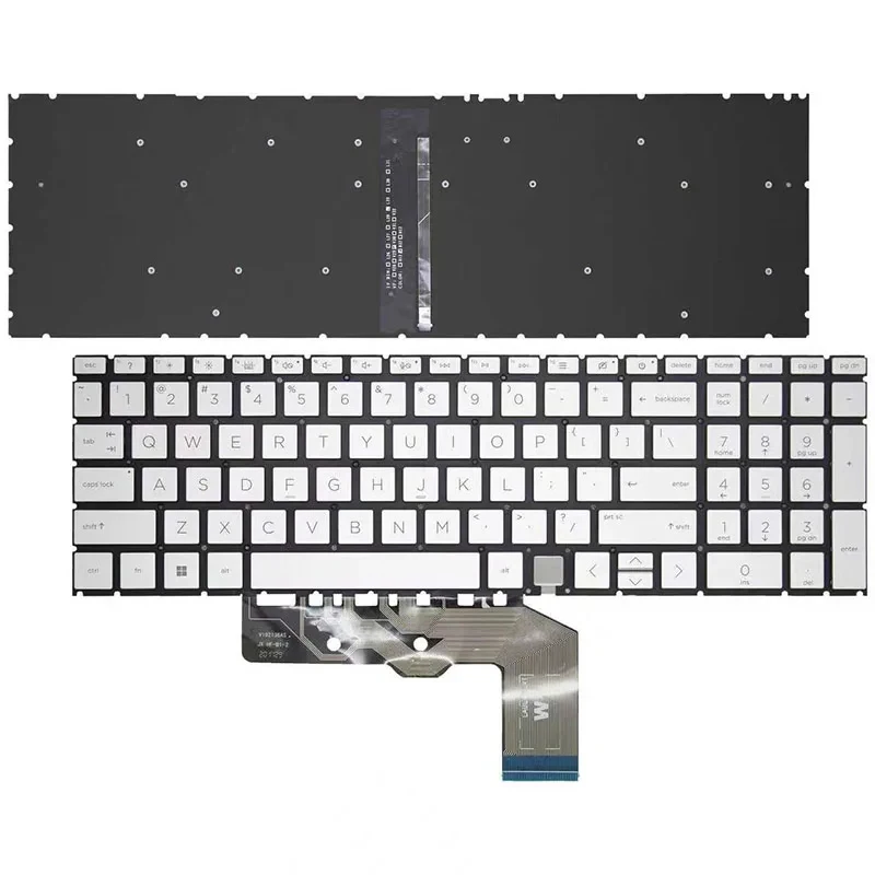 A+ US/UK/RU/PO/JP/FR/NE/LA/AR/GR/TU/IT/SP Language Layout Backlight Keyboard For HP ENVY 15-ED 15-EE TPN-C149