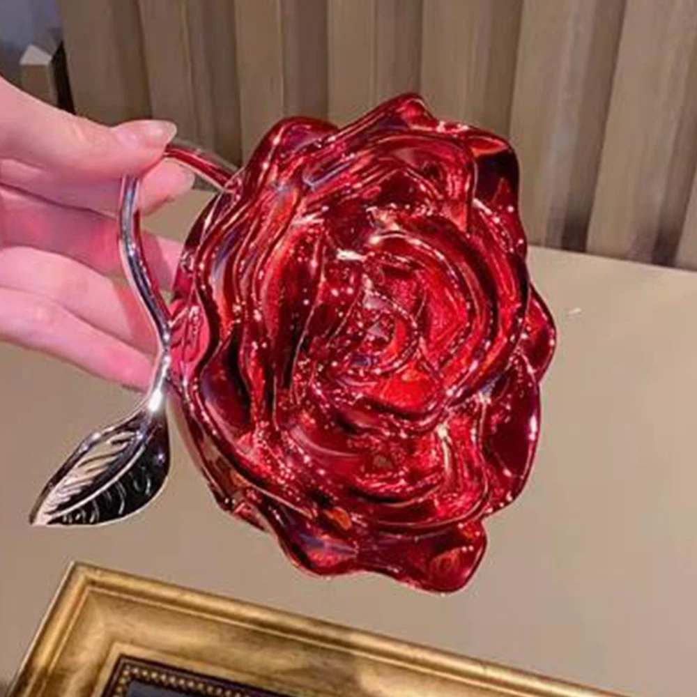 

Luxury Rose Evening Bag Clutch 3D Flower Box Women Handbags Designer Wedding Purse Acrylic Shoulder Crossbody Bags for Women New